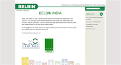 Desktop Screenshot of belbin-india.com
